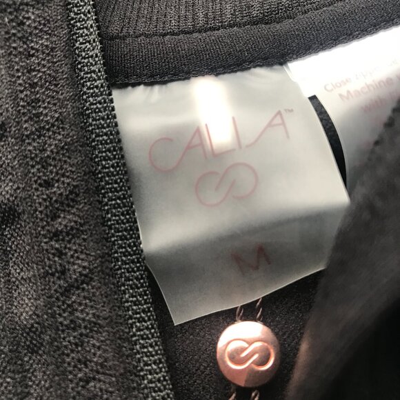 Calia Women's Relaxed Seamless 1/4 Zip in Pure Black NWT - Picture 6 of 13